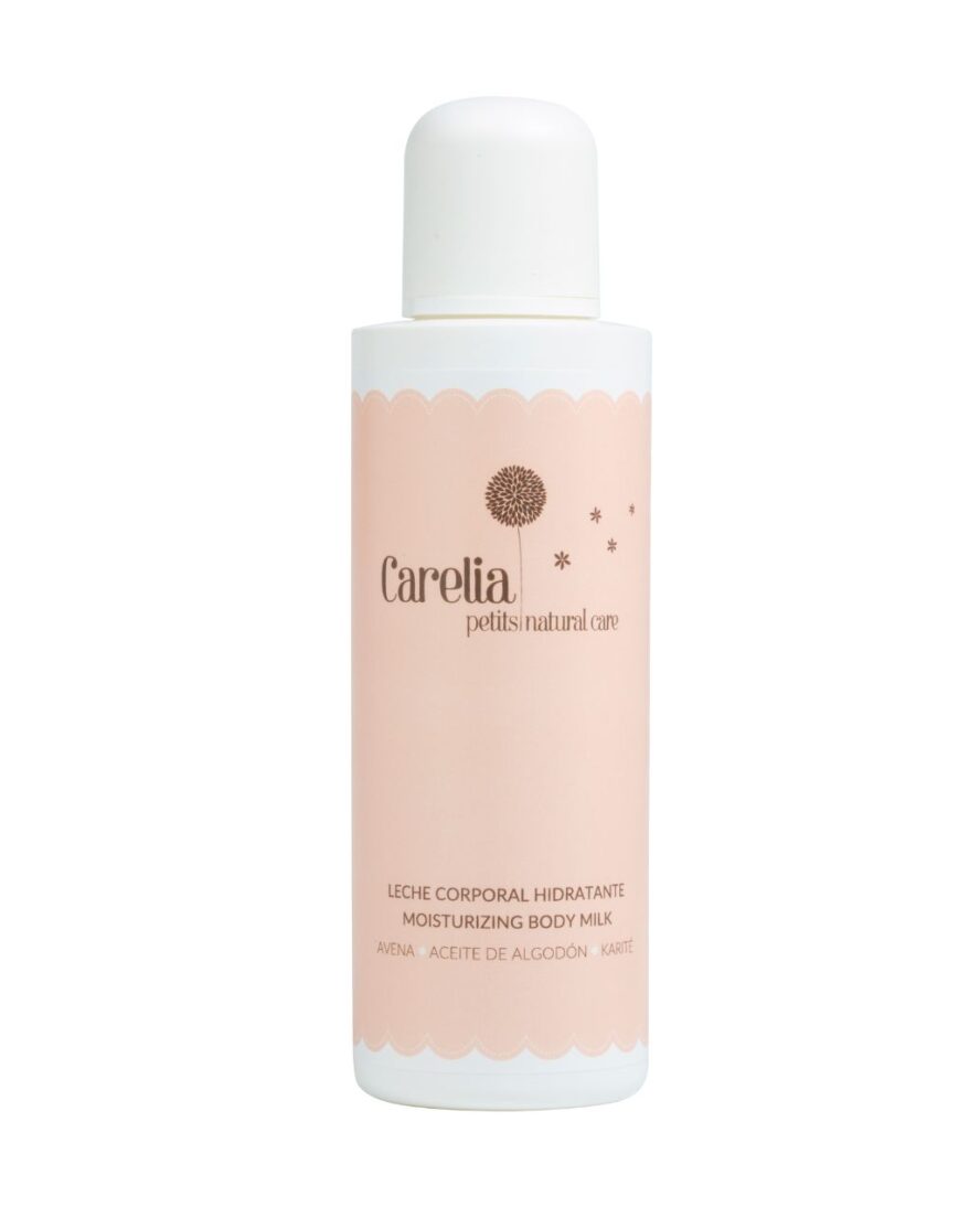 Leche corporal hidratante bebé con 98,5 % de ingredientes naturales. Nutre y protege incluso piel sensible y atópica. Compra online en North Baby