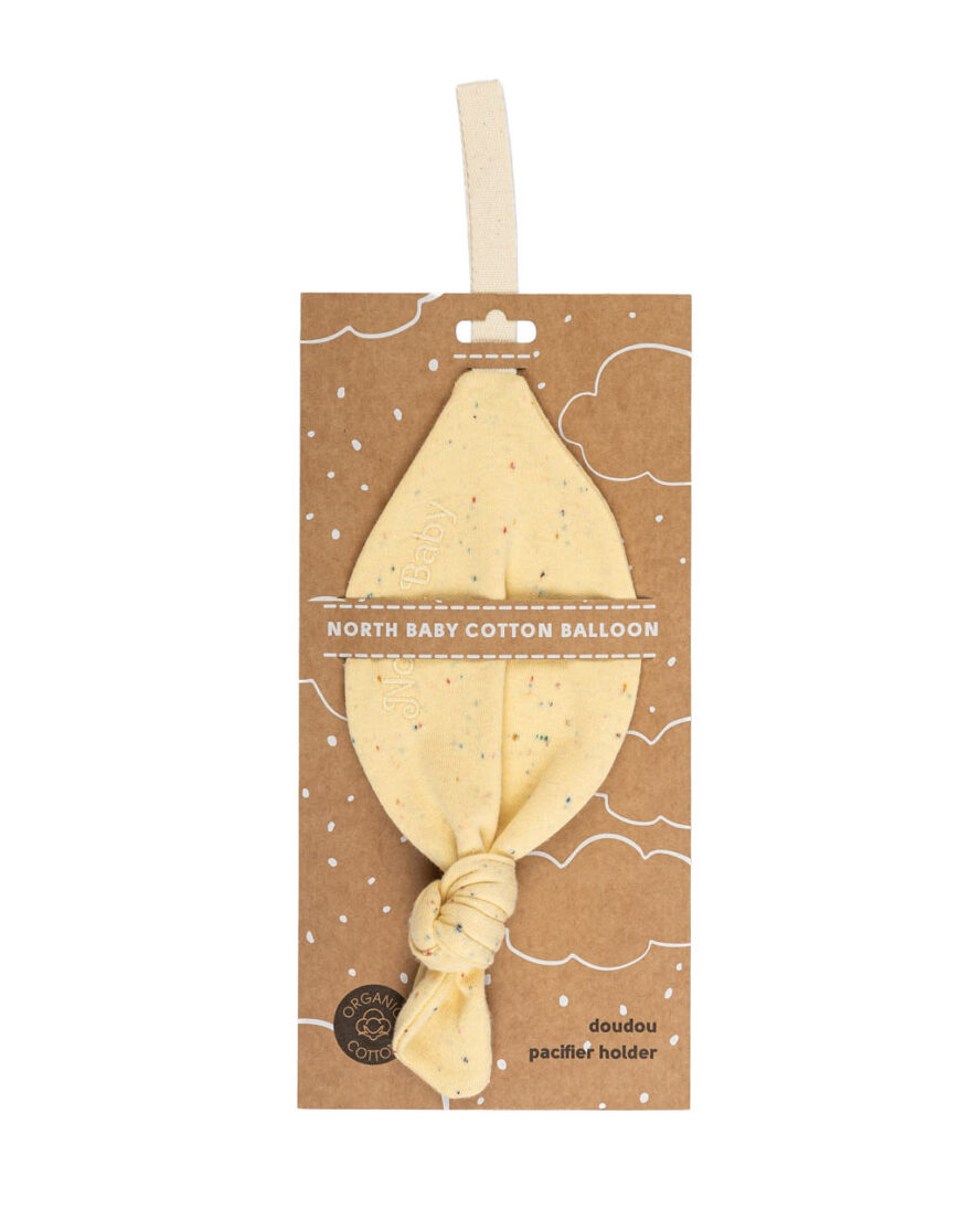 chupetero bebé algodón orgánico North Baby Banana