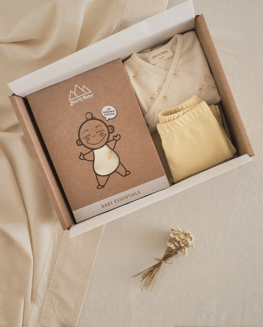 Set regalo bebé primera puesta North Baby Limas