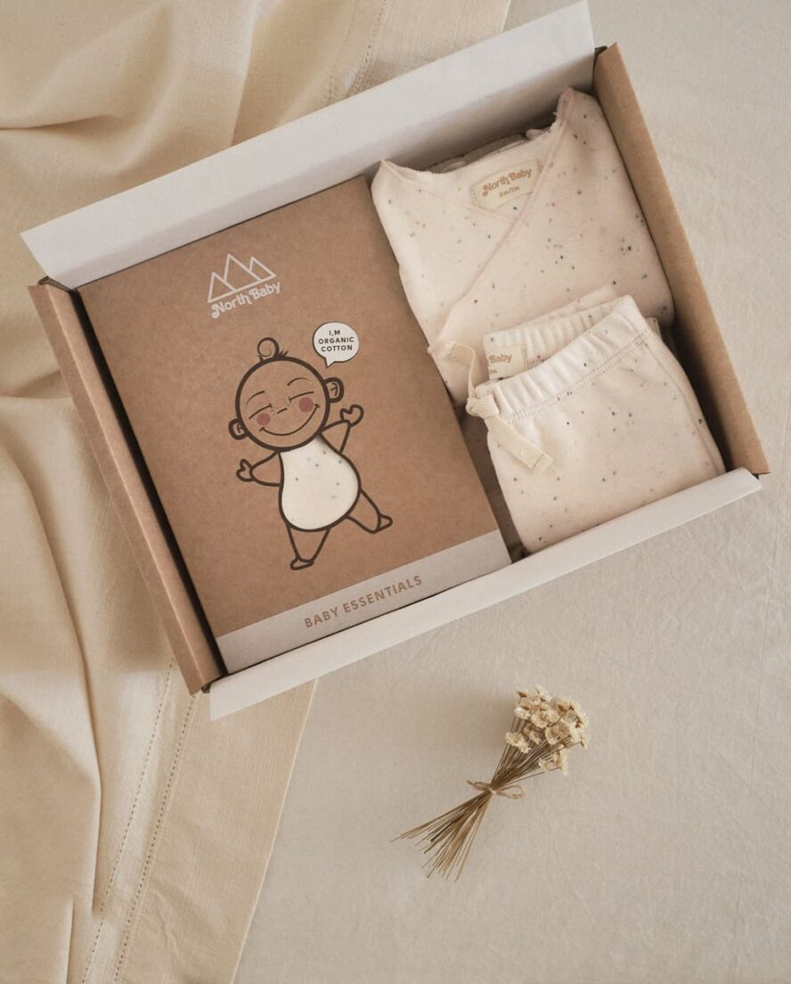 set regalo bebé North Baby primera puesta