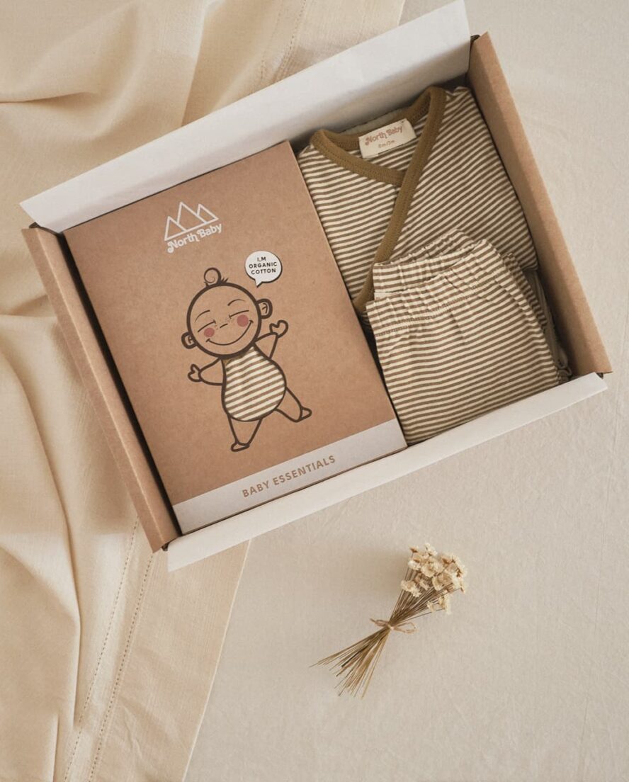 set regalo bebé primera puesta North Baby Toffee