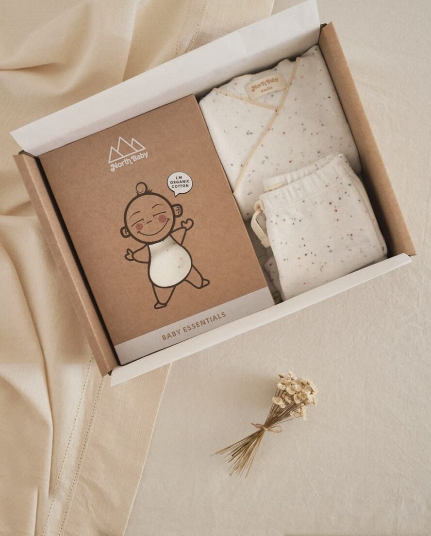 Set Regalo Bebé Primera Puesta North Baby White Milk